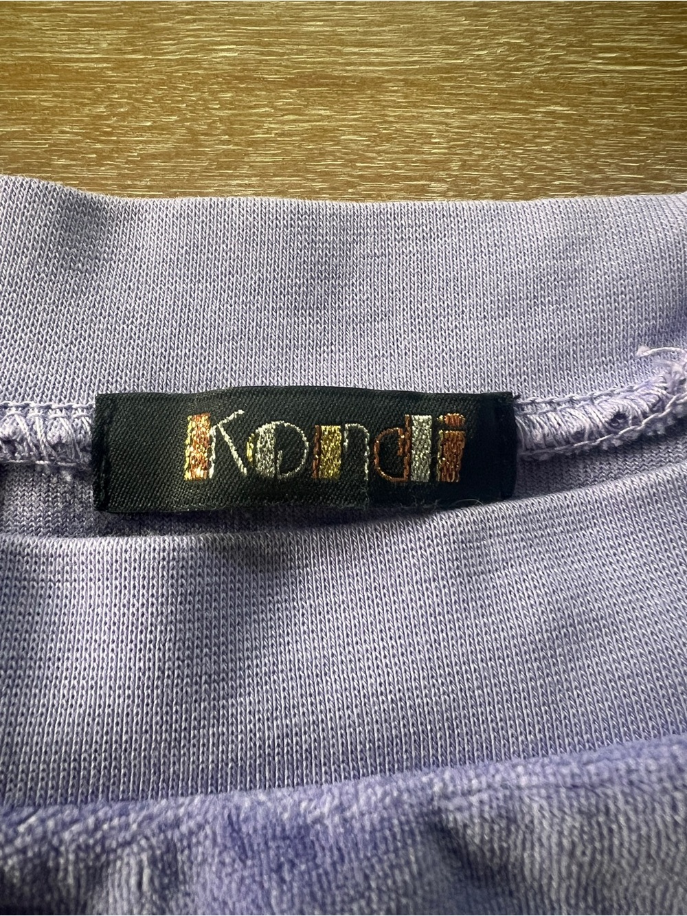 Suzie Kondi Lavender Velour Sweatshirt - Picture 5 of 6